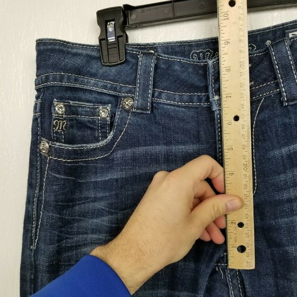 Miss Me Womens Jeans 30 Measures 30x33 Boot - Picture 5 of 10